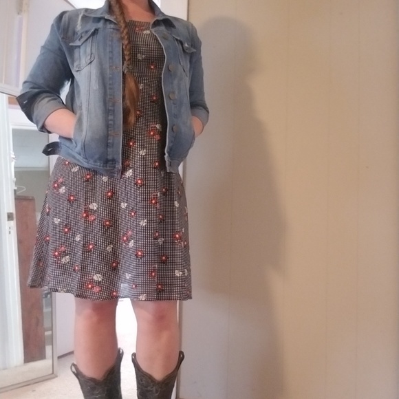 LAST 1! Le Lis checkered sundress - Picture 6 of 7